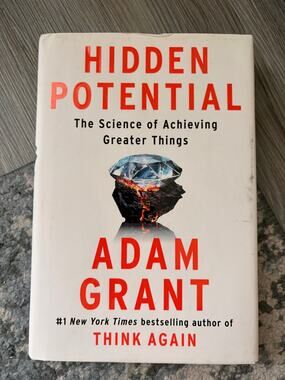 Hidden Potential Adam Grant Hardcover Self Improvement Book